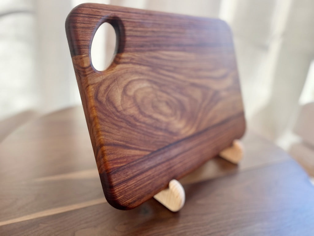 Canarywood & Mahogany Cutting Board