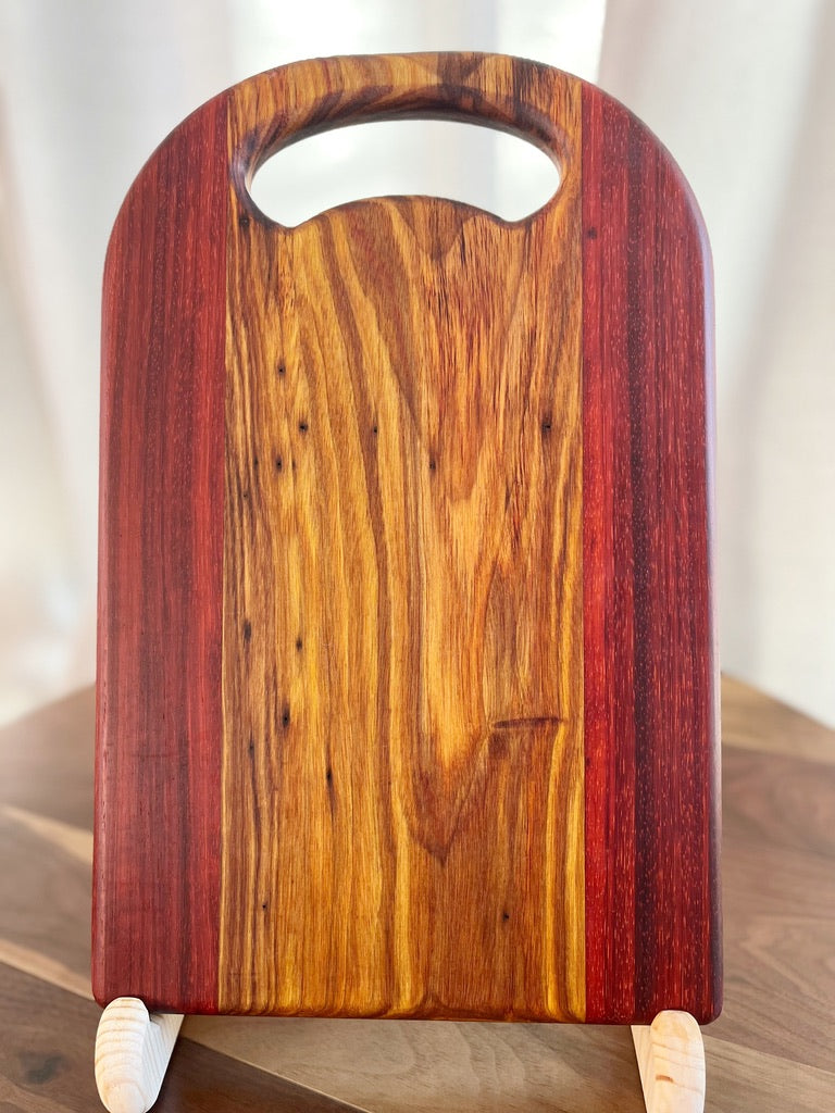 Canarywood & Padauk Cutting Board