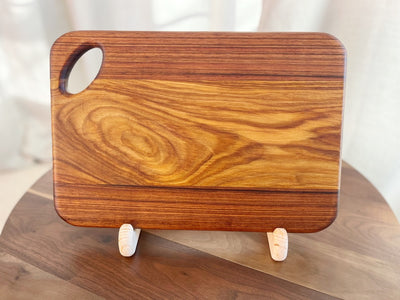 Canarywood & Mahogany Cutting Board