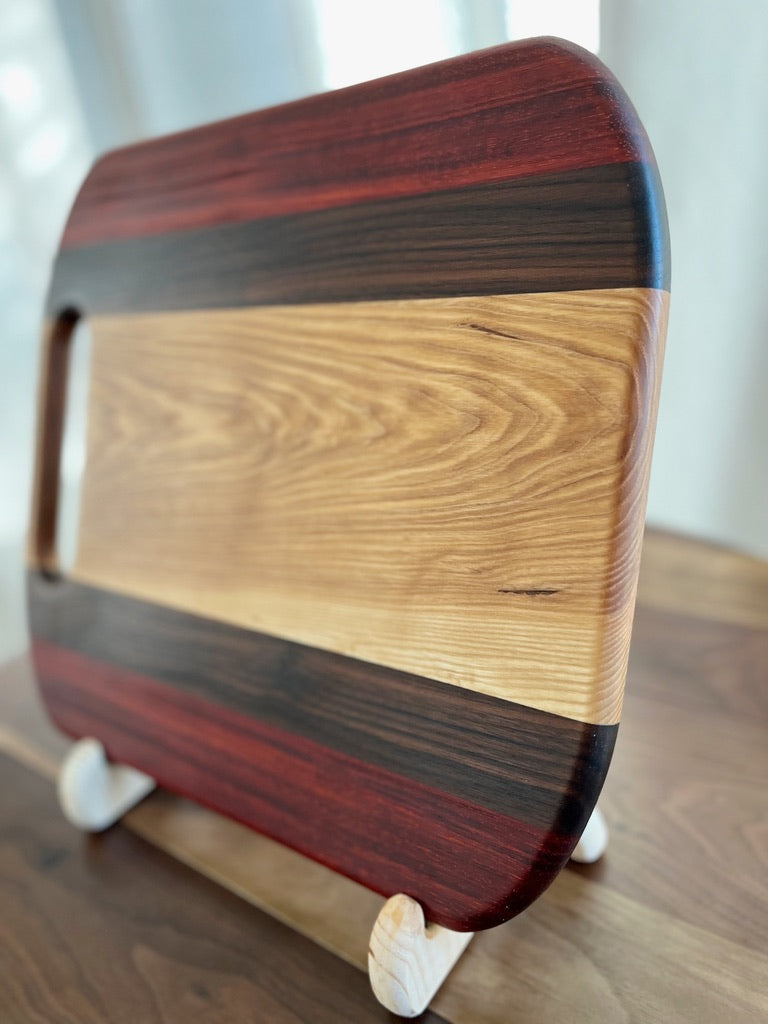 Ash, Walnut, & Padauk