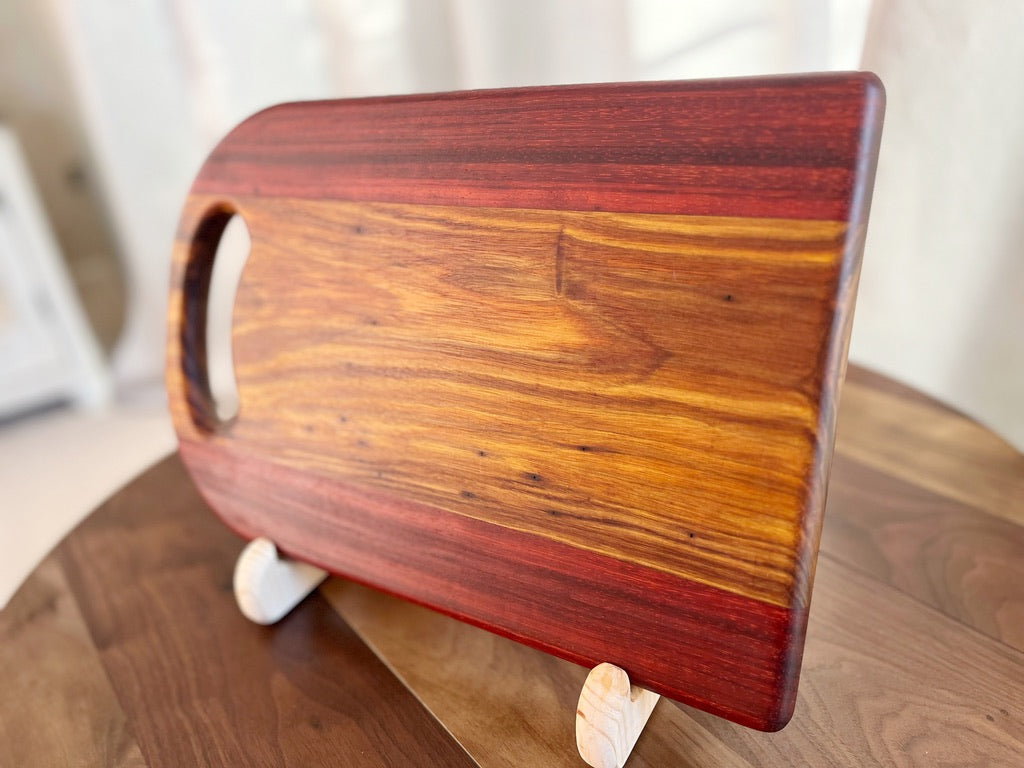 Canarywood & Padauk Cutting Board