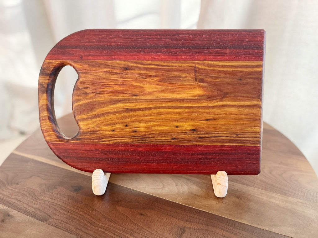 Canarywood & Padauk Cutting Board