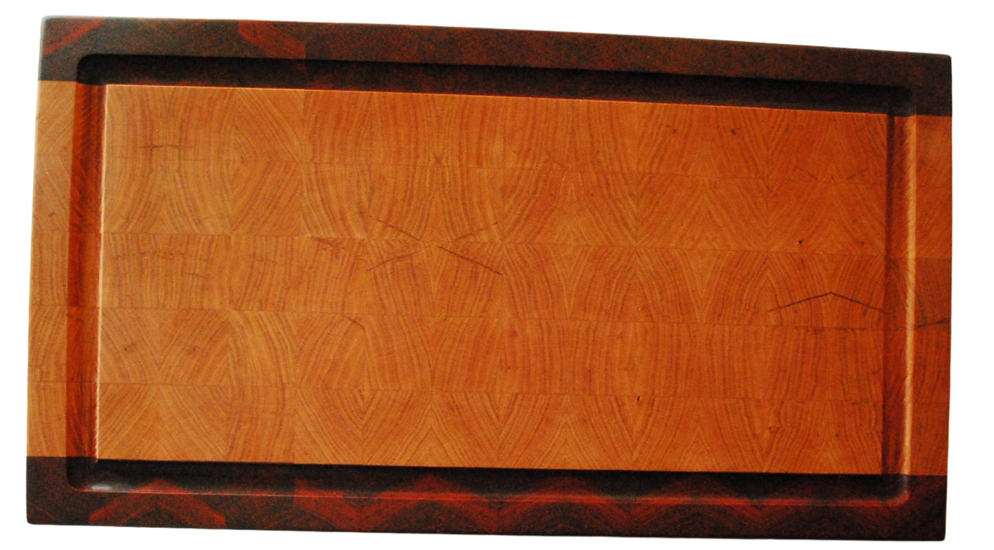 Large Luxury Custom Cherry & Padauk End Grain Large Cutting Board