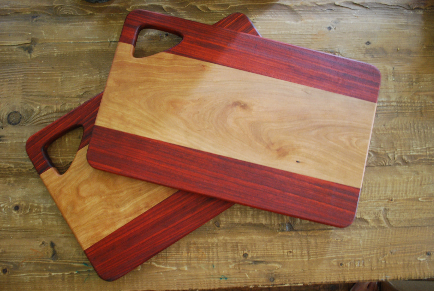 Cherry & Padauk Charcuterie Board