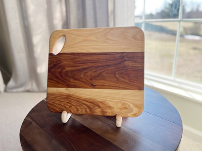 Canarywood & Ash Face Grain Cutting Board