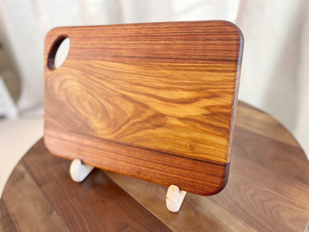 Canarywood & Mahogany Cutting Board