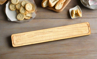 Curly Maple Cracker/Baguette Board