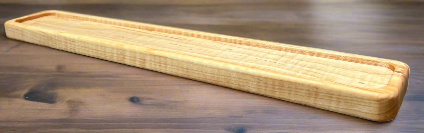 Curly Maple Cracker/Baguette Board