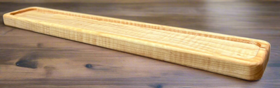 Curly Maple Cracker Baguette Board - Handcrafted Wooden Serving Board