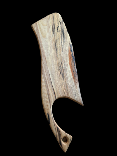 "Cleaver" - 28 1/8” x 9 1/4” - Live Edge Spalted Sycamore Charcuterie/Utility Board