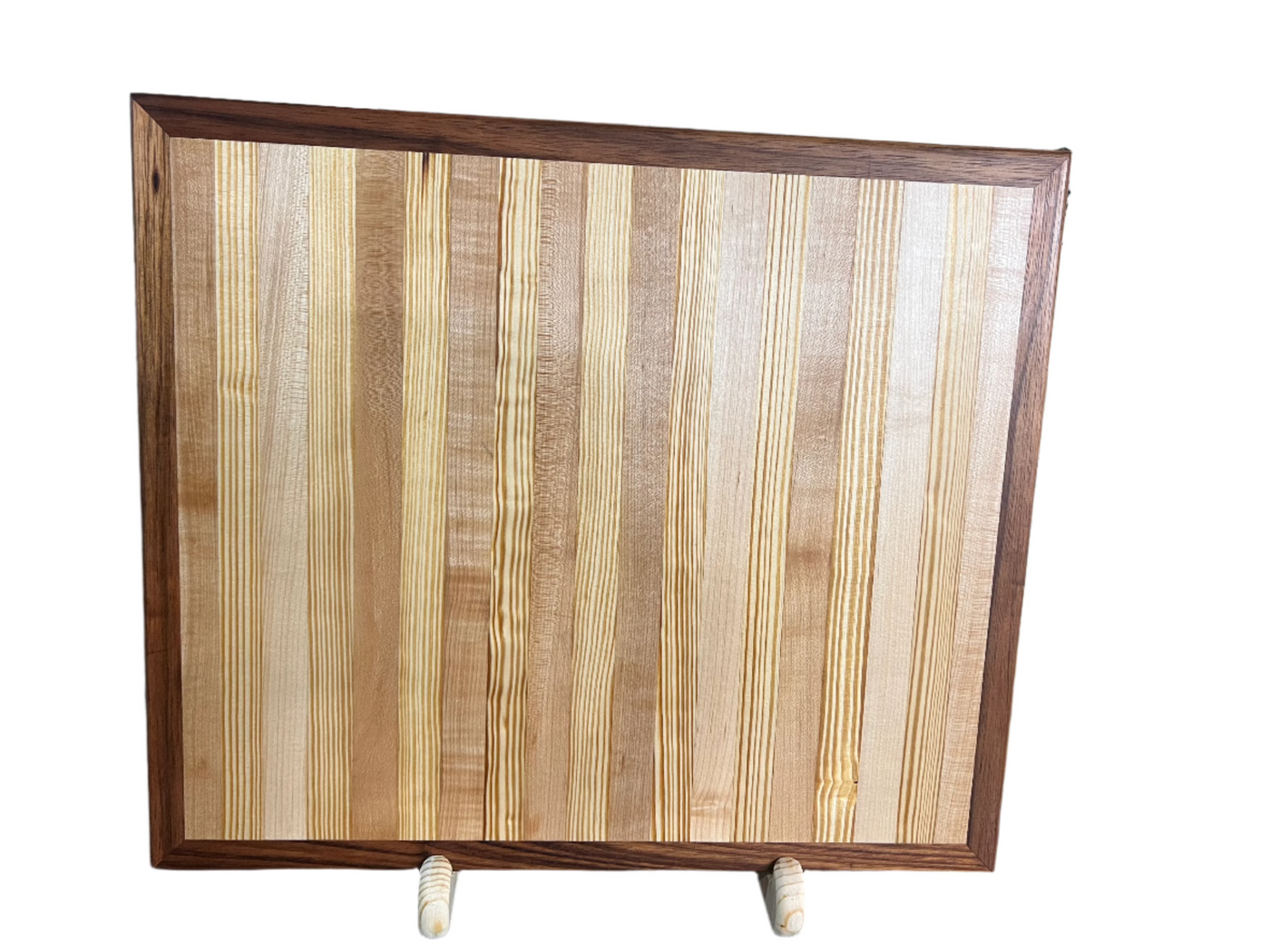 Repurposed Bowling Lane Butcher Block Cutting Board - Handcrafted Wooden Kitchen Board