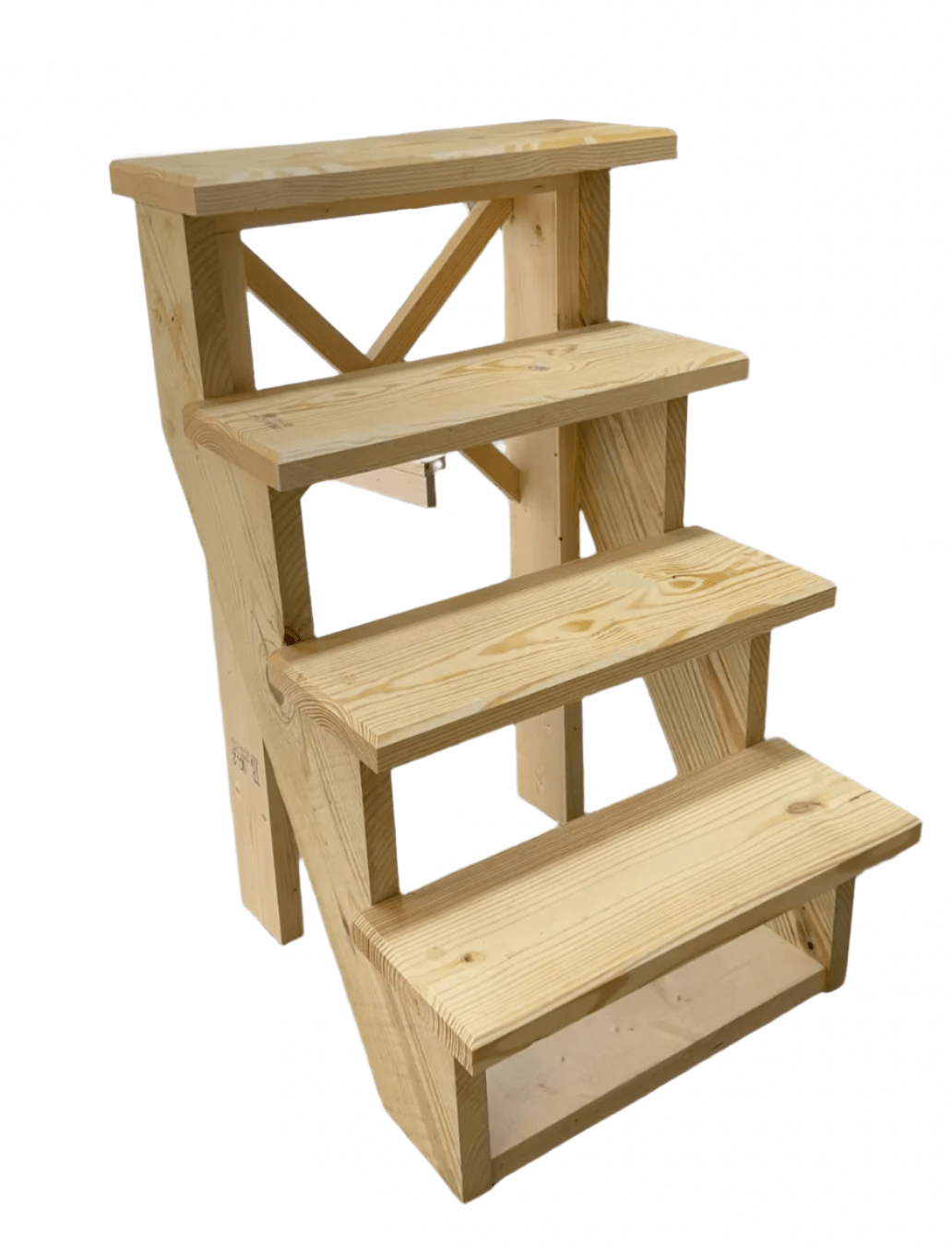 Four - Tier Display Stairs - Two Cuts Carpentry